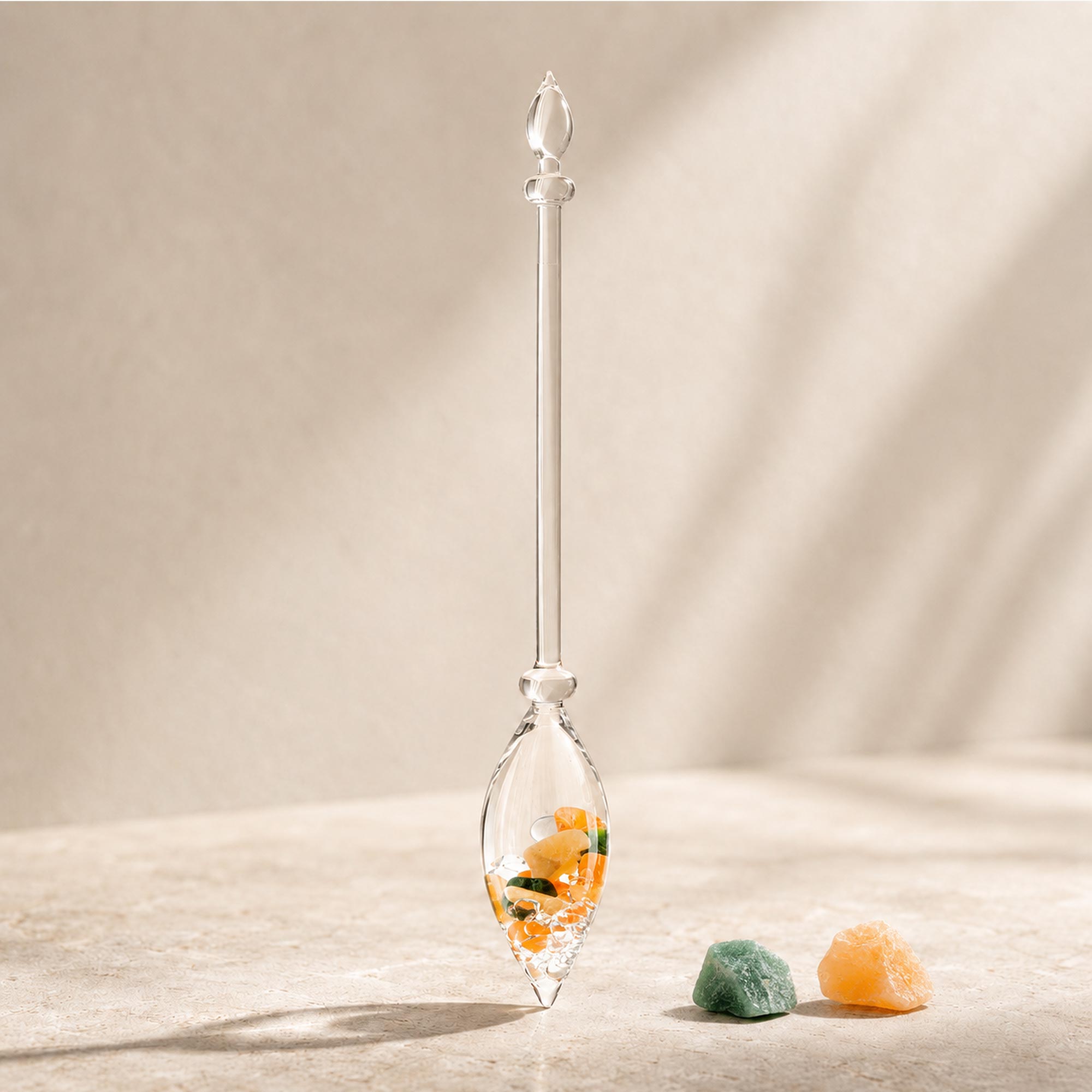 Gemstone Vial HAPPINESS